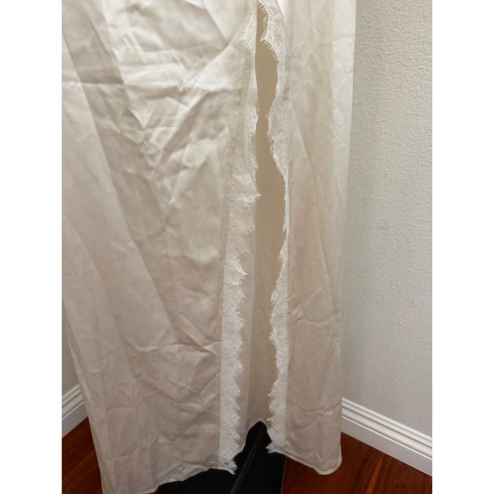 New O.P.T Magdalene Dress satin ivory size M $297 - Picture 6 of 7